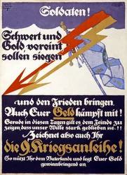 Campanha alemã de arrecadação de fundos da Primeira Guerra Mundial para o 9º Empréstimo da Guerra, 1914-1918